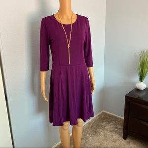 NWOT LARK & RO Women's Fit and Flare Dress, Medium